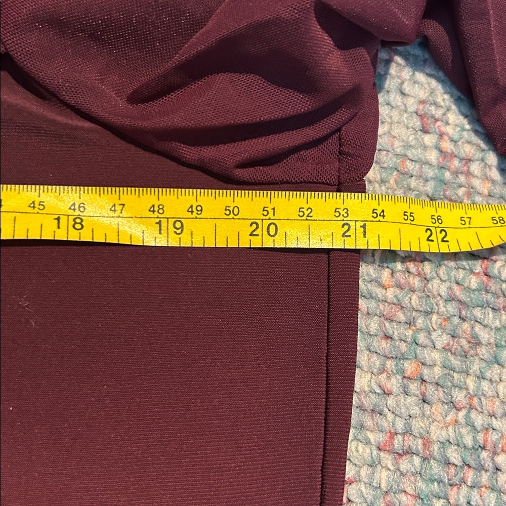 Women's Long Sleeve Top - Deep Purple - Picture 6 of 9